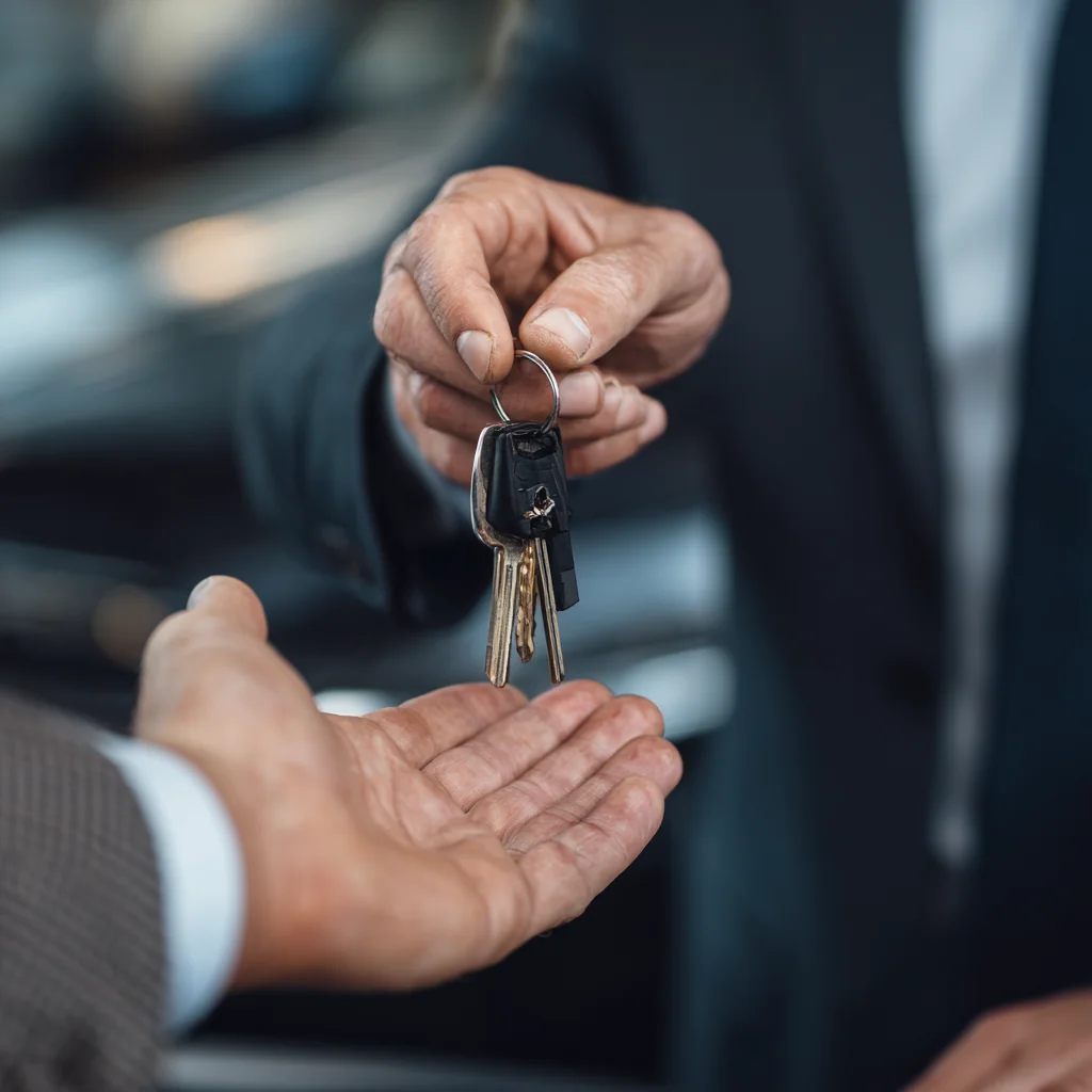 Клиент заполняет форму на сайте Safe Wheels